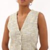 COLETE TWEED BOTÕES