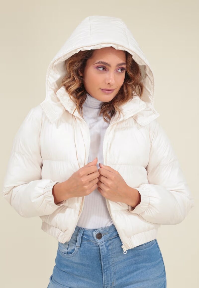 JAQUETA NYLON PUFFER MATELASSÊ