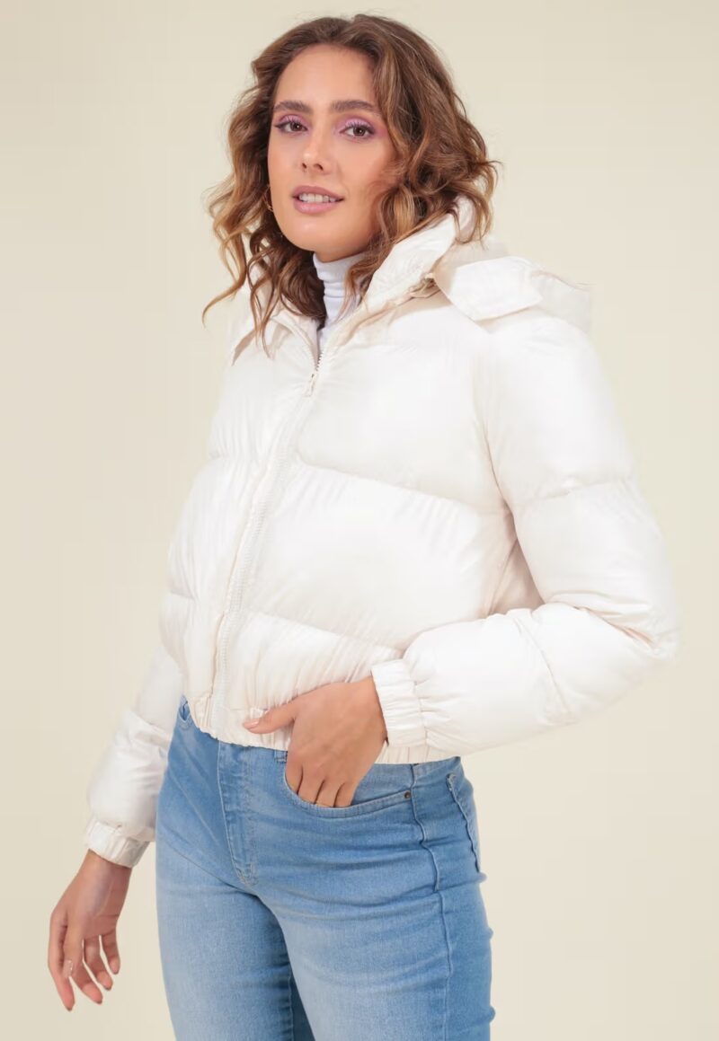 JAQUETA NYLON PUFFER MATELASSÊ - Image 3