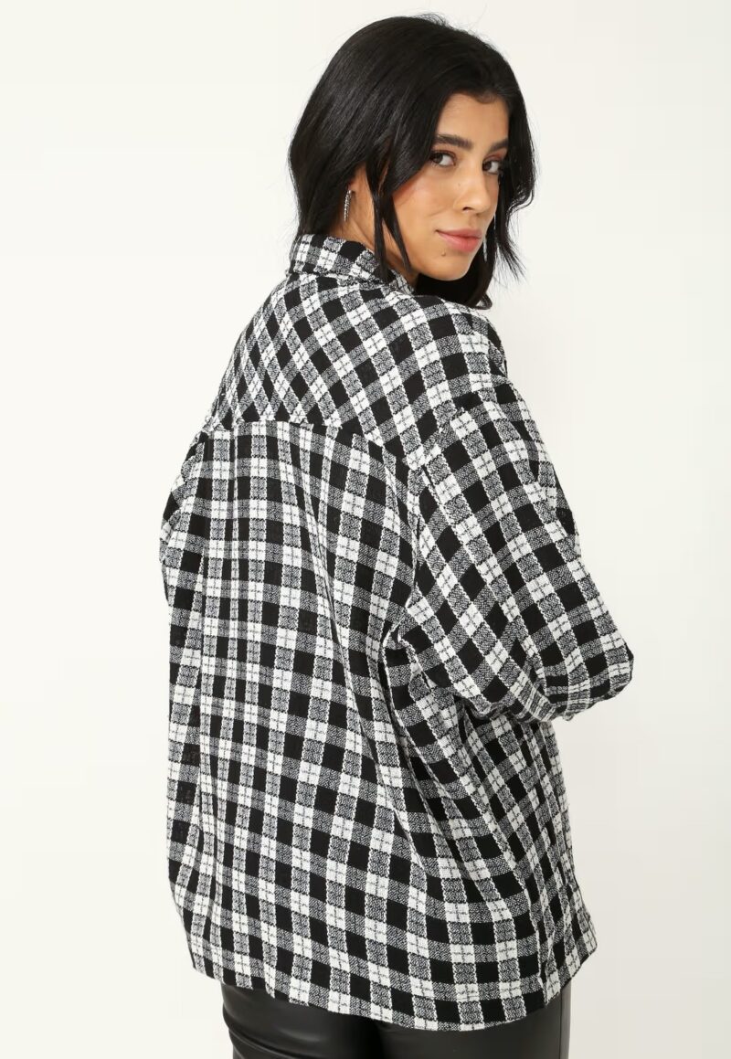 OVERSHIRT TWEED BOLSO FRENTE MANGA LONGA - Image 3