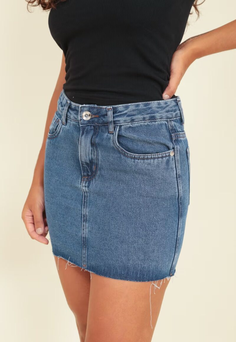 SAIA JEANS CURTA CINTURA MÉDIA