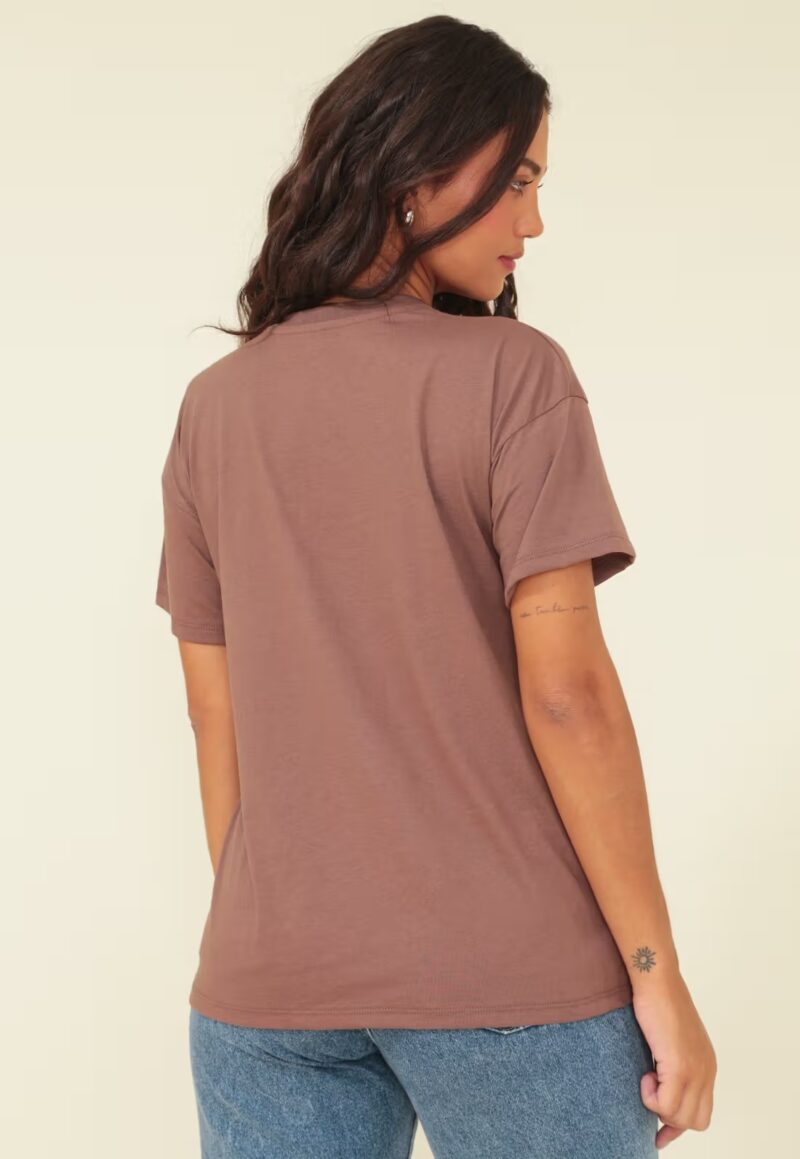 T-SHIRT EM MEIA MALHA ONÇA BRAVE SPIRIT - Image 3